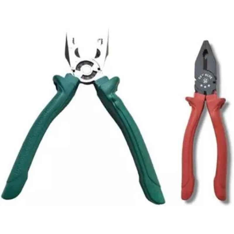 Sky Blue 2 Pcs 7.8 inch Groove Plier Combo, SBE_PLIER_COMBO_MOD_01221