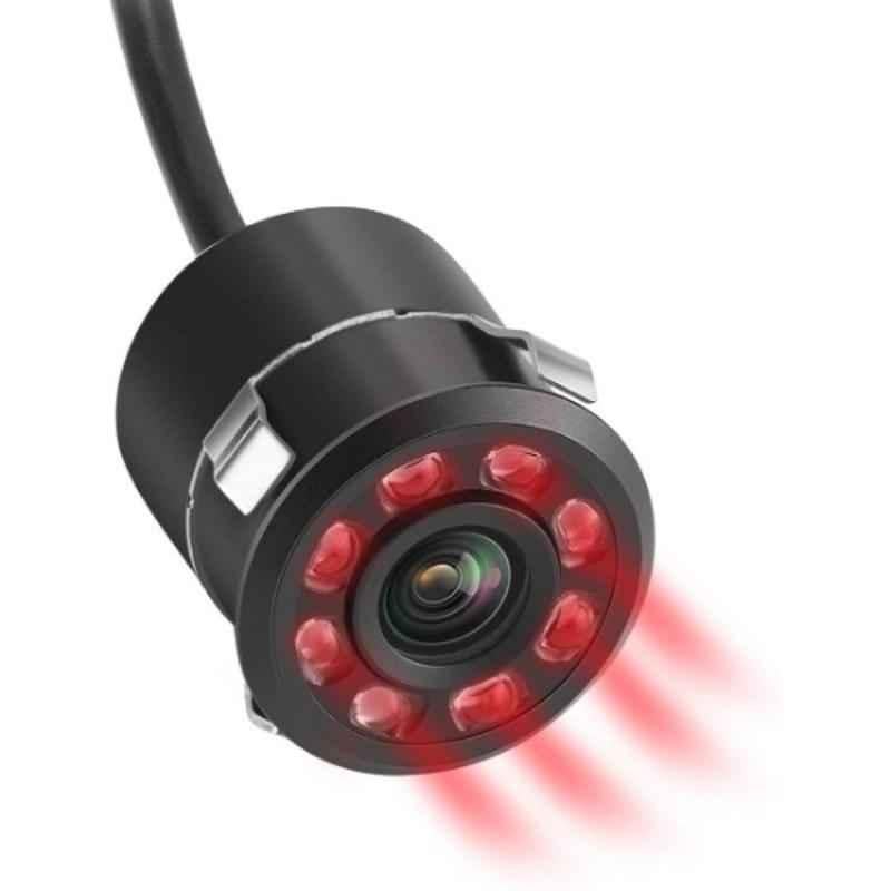 JBRIDERZ 8 LED 170 deg Wide Angle Car Rear View Reverse Parking Camera with HD Night Vision