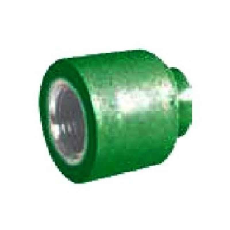 Hepworth 125mm x 1/2 inch PP-R Green Threaded Female Pipe Saddle with Spigot, 4302912591122