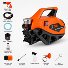 Btali BT 1000-D HPW Deluxe 220bar 9lpm High Pressure Car Washer with Accessories