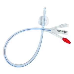 L MED Silicone 3 Way Foley Open Tip/SupraPubic Catheter, Size: 14FR, LMED044