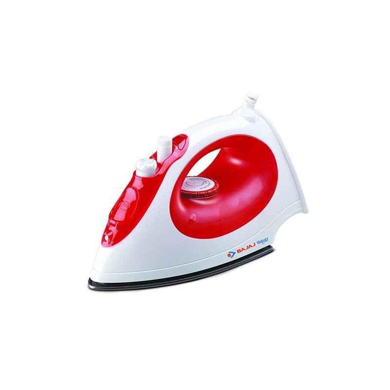 Bajaj Majesty 1200W Red & White Steam Iron, MX15