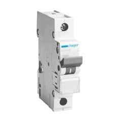 Hager NCN106N 6A C-Curve Single Pole MCB, Breaking Capacity: 10 kA