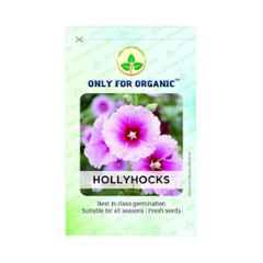 Only For Organic 10g Hollyhocks Flower Seeds, OFOPPHOL0020