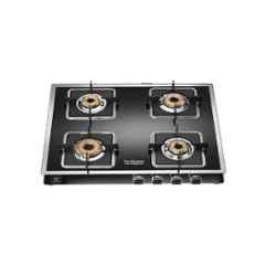 Hindware Dario Plus 4B AI Glass Top Cooktop with 4 Brass Burner & Automatic Ignition, CT 100222