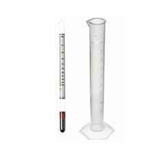 Glass Specific Gravity Hydrometer with 250ml Polypropylene Cylinder