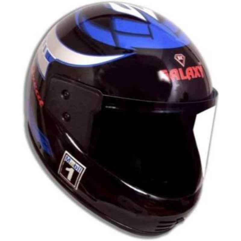 GTB Medium Size Black Full Face Motorcycle Helmet