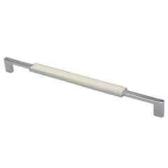 RAB 288mm Zinc White Chrome Finish Drawer Pull Handle, 301 (Pack of 3)