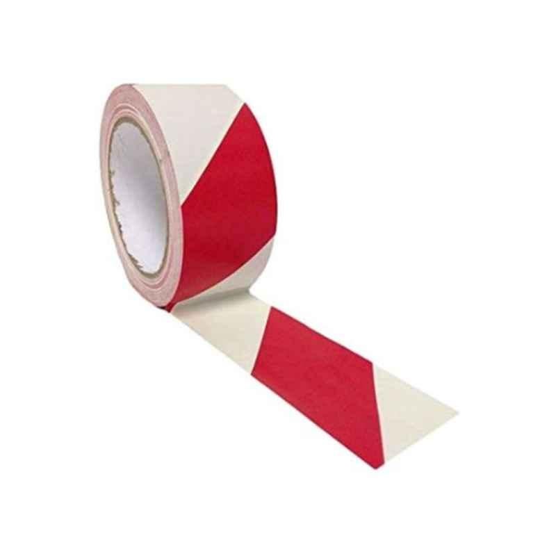 100 Yard Red & White Warning Tape Roll