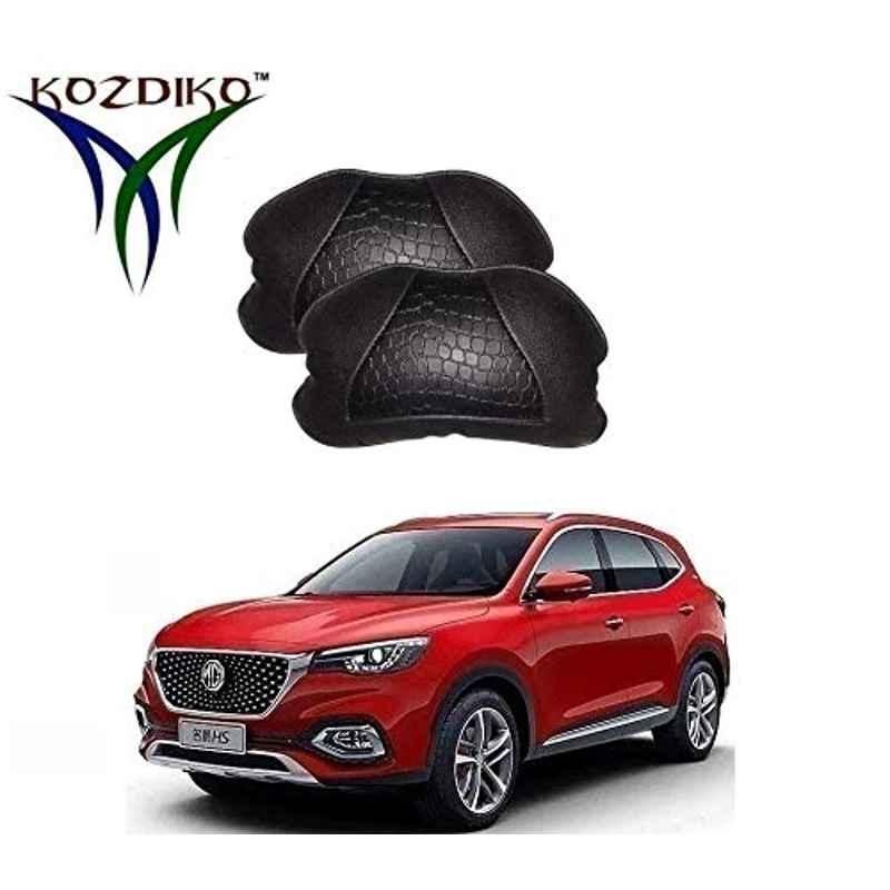 Kozdiko 2 Pcs Black Car Neck Rest Pillow Cushion Set for MG Hector