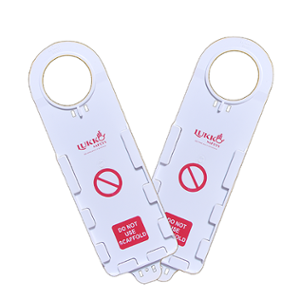 Lukko Safety Do Not Use Scaffolding Tag Holder, LS-T75