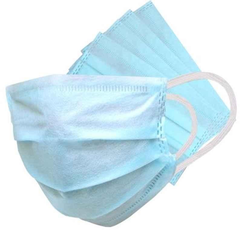 Oriley 100 Pcs 3 Ply Non-Woven Fabric Disposable Face Mask Set