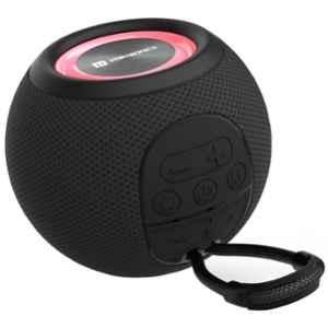Portronics Resound 5W TWS Black Bluetooth Wireless Speaker with FM Radio, Multicolour LED Lights & 6-8 hrs Playtime, POR-1687