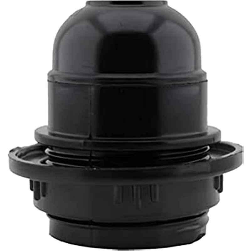 Reliable Electrical E27/E26 Plastic Black Lamp Holder