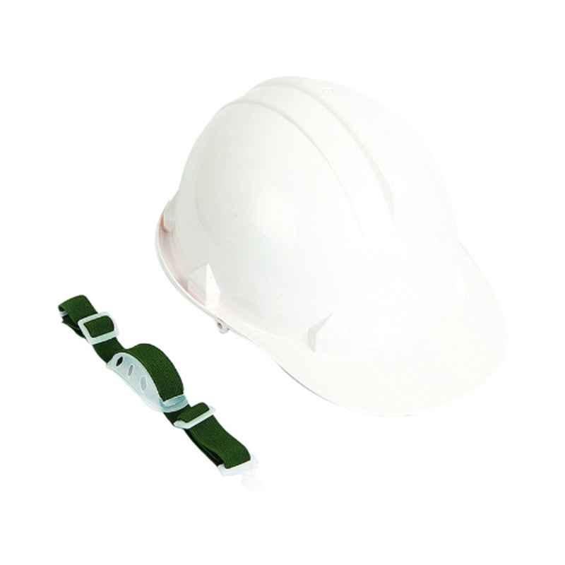 Blue Eagle HR36WH Safety Helmet with Chin Strap
