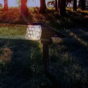 Gigalumi GL-703 20 LED 300lm Landscape Solar Outdoor Spotlight with 2000mAh Li-ion Battery & 2W Polysilicon Panel