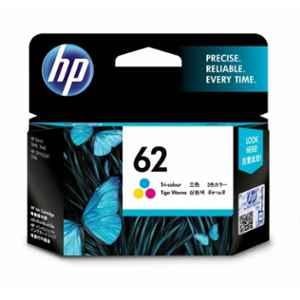 HP 62 Tri-Color Original Ink Cartridge, C2P06AA