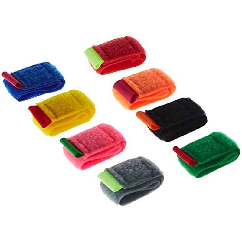 Kikkerland 8 Pcs 2 inch Assorted Cable Ties Set, US79