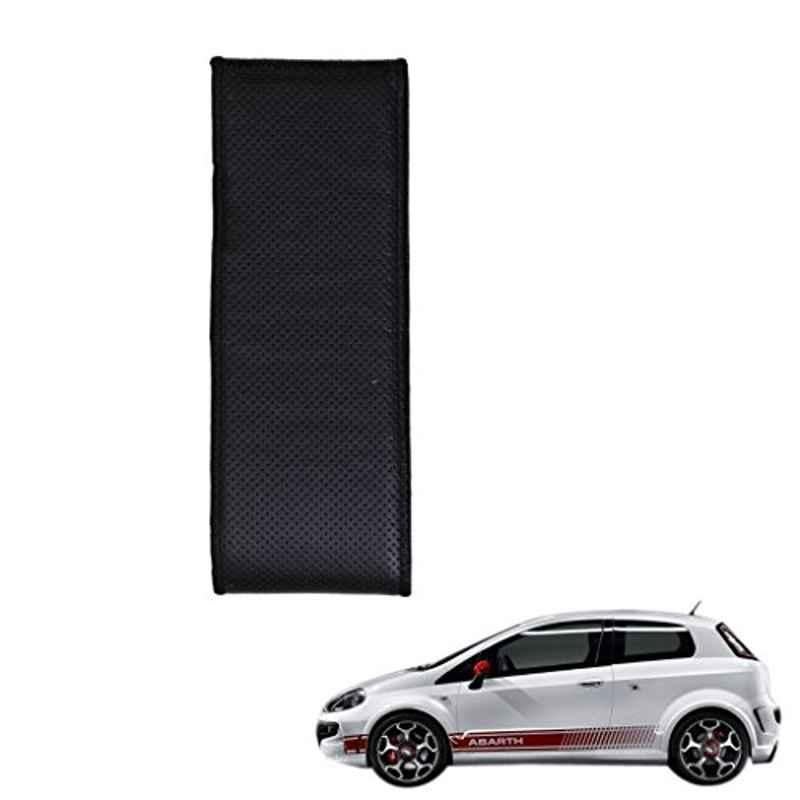 Kozdiko Black Car Steering Cover for Fiat 500 Abarth