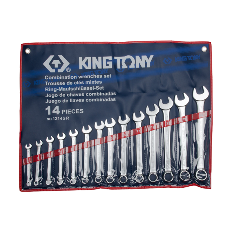 King Tony 14 PCS Combination Wrench Set, 1214SR