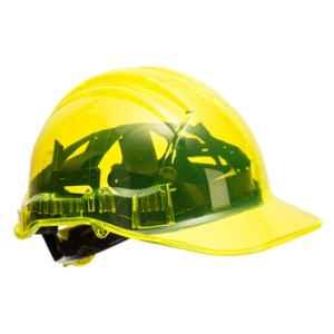 PORTWEST Peak View Plus Yellow Ratchet Hard Hat, PV64YER