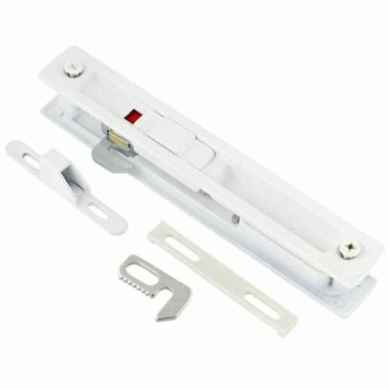 Robustline White Aluminium Double Face Sliding Lock without Key