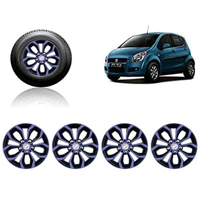 Auto Pearl 4 Pcs 14 inch ABS Violet & Black Car Wheel Cover Set for Maruti Suzuki Ritz T1