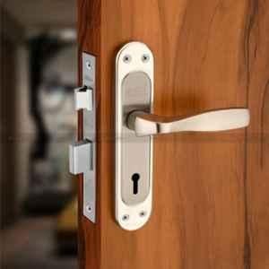 Duke 8 inch 25-40mm Stainless Steel Mortise Lock Set with 3 Keys & Brass Cylinder, 309+1004SSKY