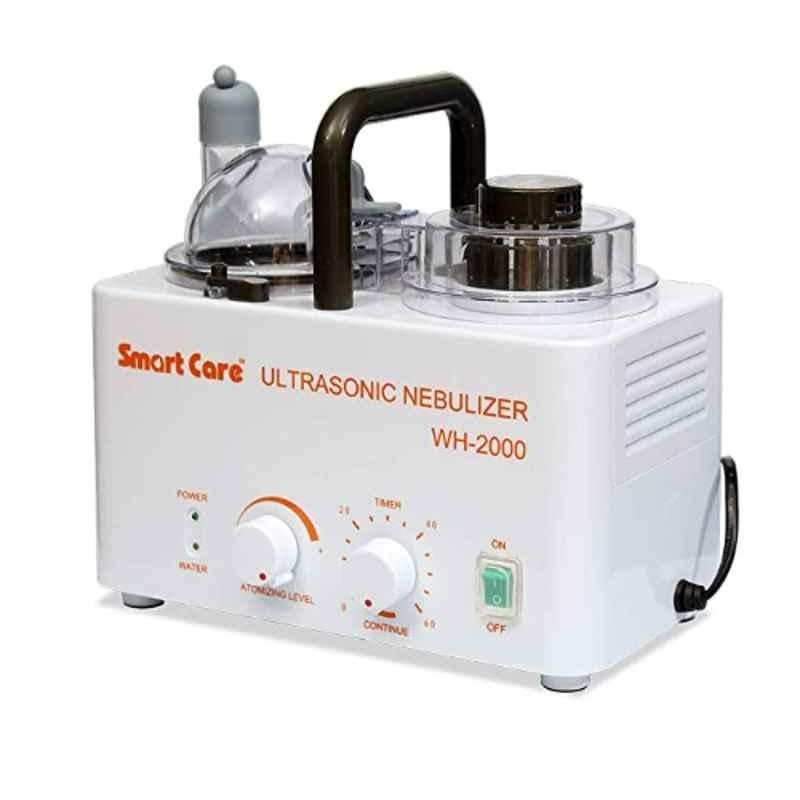 Smart Care WH-2000 Metal White Ultrasonic Nebulizer for Hospital, NB01 1