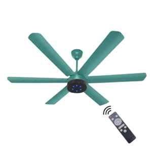 Xuga Jovian F6T 32W 320rpm 6 Blade Teal Dual Ceiling Fan with 5 Years Warranty, Sweep: 1200mm