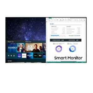 Samsung LS32AM501NWXXL 32 inch White Full HD Smart Monitor with Apple Play Support