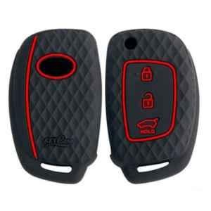 Keycare Silicon Key Cover for Hyundai i20, Verna Fluidic & Xcent, KC 16 (Pack of 2)