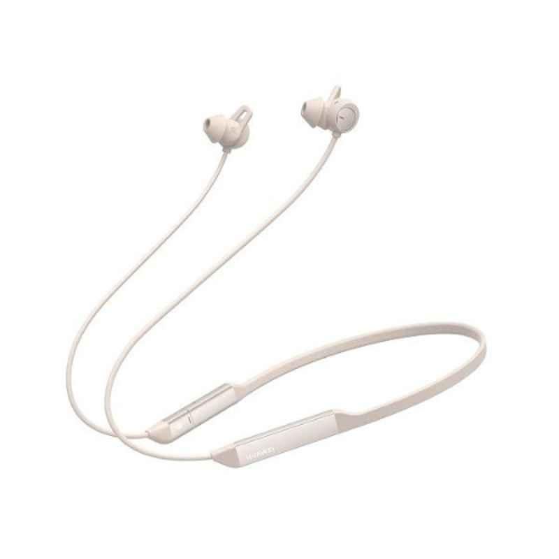 Huawei FreeLace Pro 14mm Dawn White Wireless Noise Cancelation Bluetooth Ear Buds, HUW-FREELACEPRO-DWHT