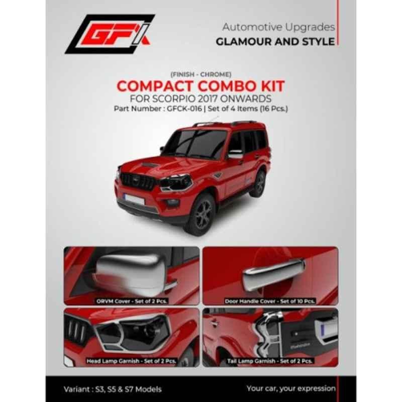 Mahindra scorpio store chrome kit