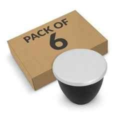Plantex Heavy Duty Knob for Drawer/Cabinet/Pull and Push for Drawer Home/Office (Pack of 6) Black Nickel Matte