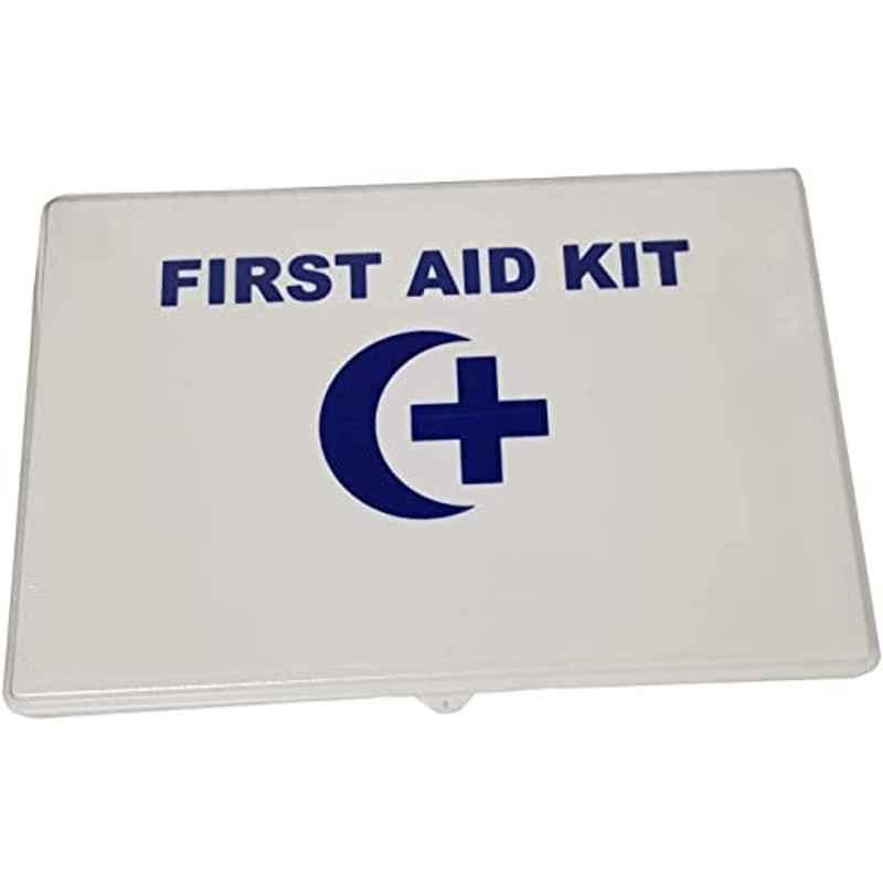 Abbasali 28x23.5x9cm White All Purpose Emergency First Aid Kit