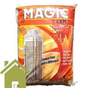 Magic Paints Cem Plus 25kg Light Olive Matte Finish Decorative Waterproof Cement Paint