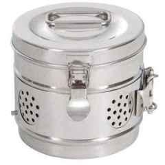 Agarwals 15x12 inch Stainless Steel Medical Dressing Drum, CZDAOOEWTV-99994362