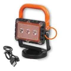 Groz 9W IP65 Rechargeable Worklight, LED/650