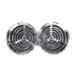 Love4ride 2 Pcs Metal Roots Type Bike Horn Set for Bike