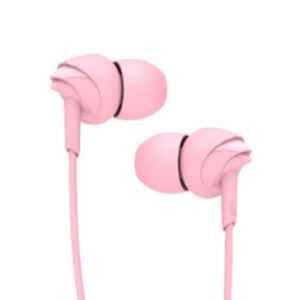 boAt Bassheads 110 Pink Wired Headset with Mic