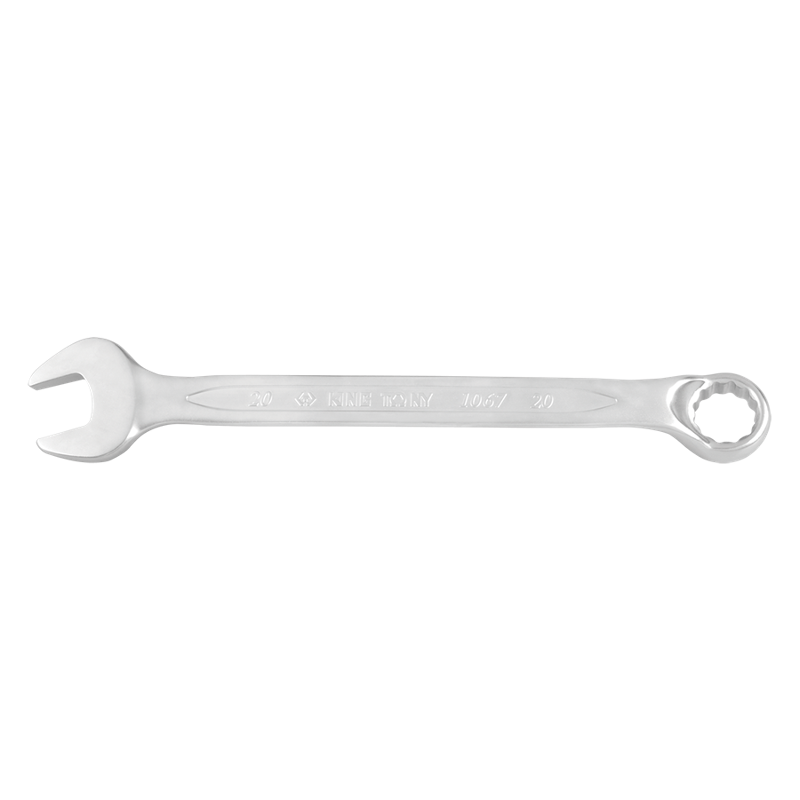 King Tony 22mm Chrome Plated Offset Combination Wrench, 1067-22