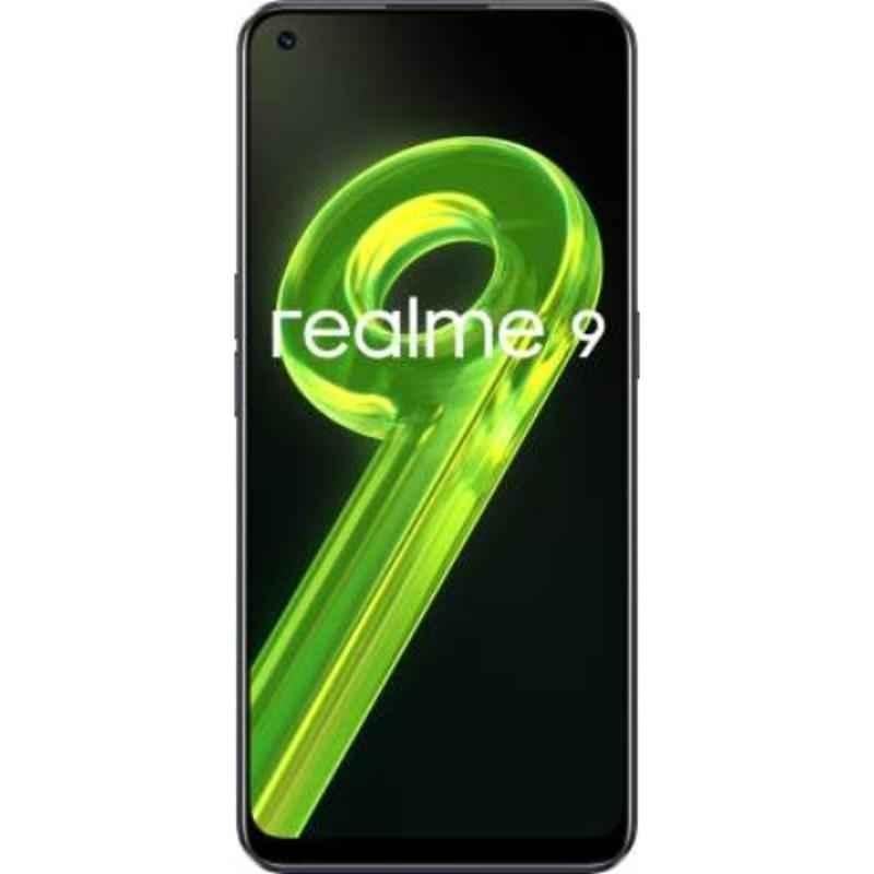 Realme 9 6.4 inch 6GB/128GB Storage AMOLED Display Meteor Black Smartphone