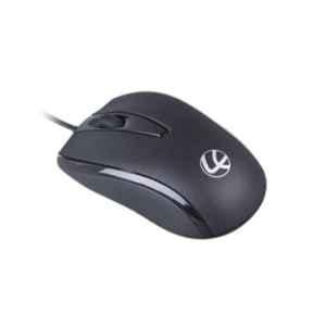 Lapcare L-70 Plus 1200dpi Black USB Optical Mouse with Ambidextrous Design, ITD-74