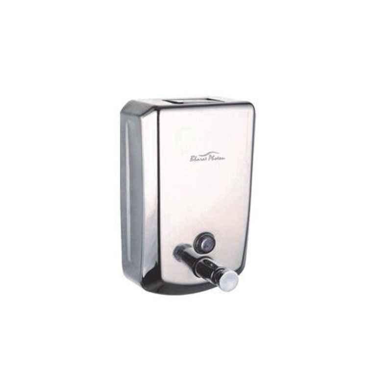 Bharat Photon 500ml Wall Mounted Stainless Steel Romantic & Staid Manual Dispenser, BP-MSS-431