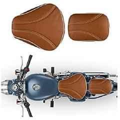 Meenu Arts World Quality Seat Cover for Royal Enfield Bullet Classic All Models (Brown) T-5