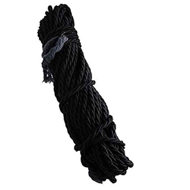 AOW Leg Guard Rope, Extra Long 28 Meters Long & Heavy Leg Guard Rope (Black) FOR Bullet Thunder Bird 350