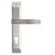 Godrej NEH 06 240mm 2C Satin Steel Door Handle with Lock Set, 7114