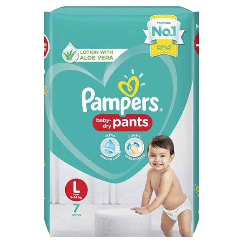 Pampers 7 Pcs Large Baby Pant Style Diaper
