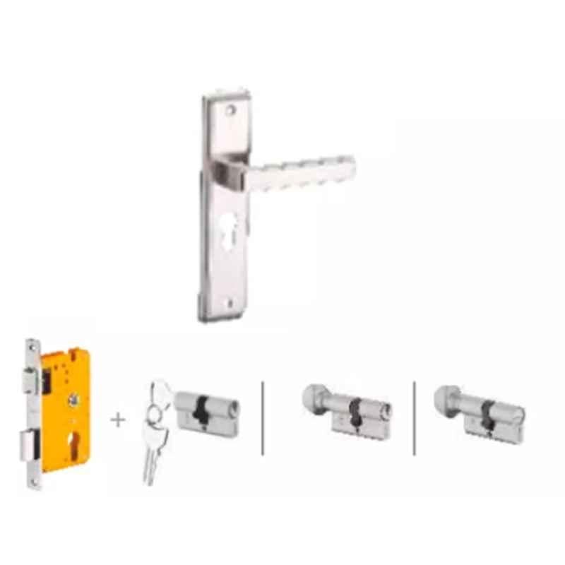 Dorset Kaira HL KAI 8 inch Stainless Steel Lock Set with Both 70mm Side Key Cylinder
